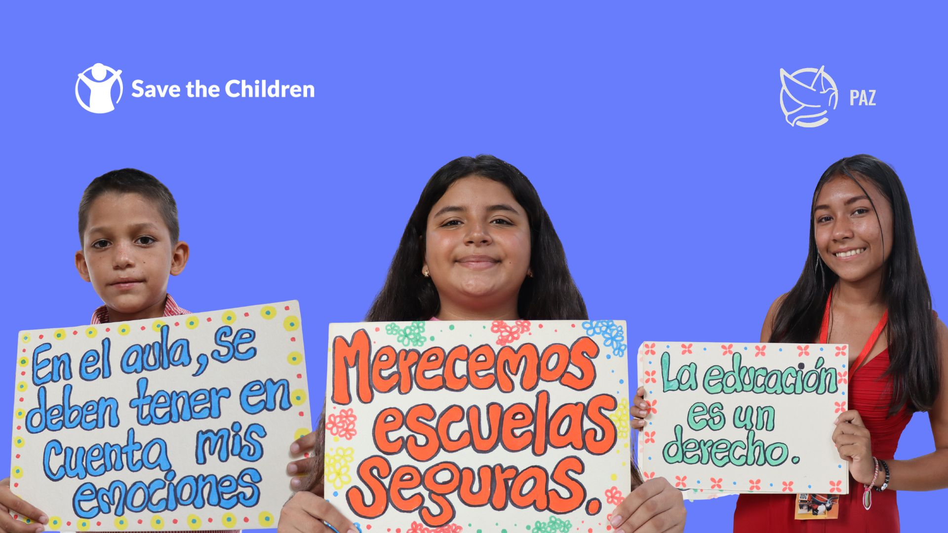 Cuidar la educación, proteger a la niñez: El compromiso de Save the Children