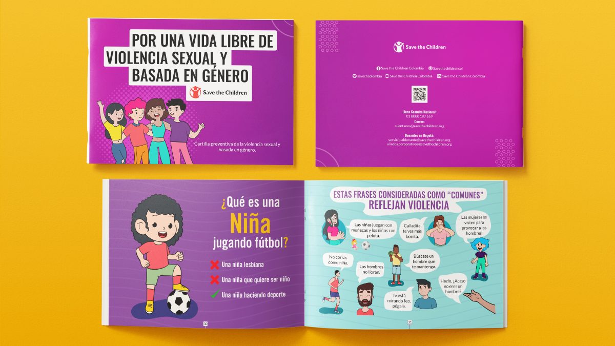 Material pedagógico para proteger a la niñez de la violencia sexual y basada en género